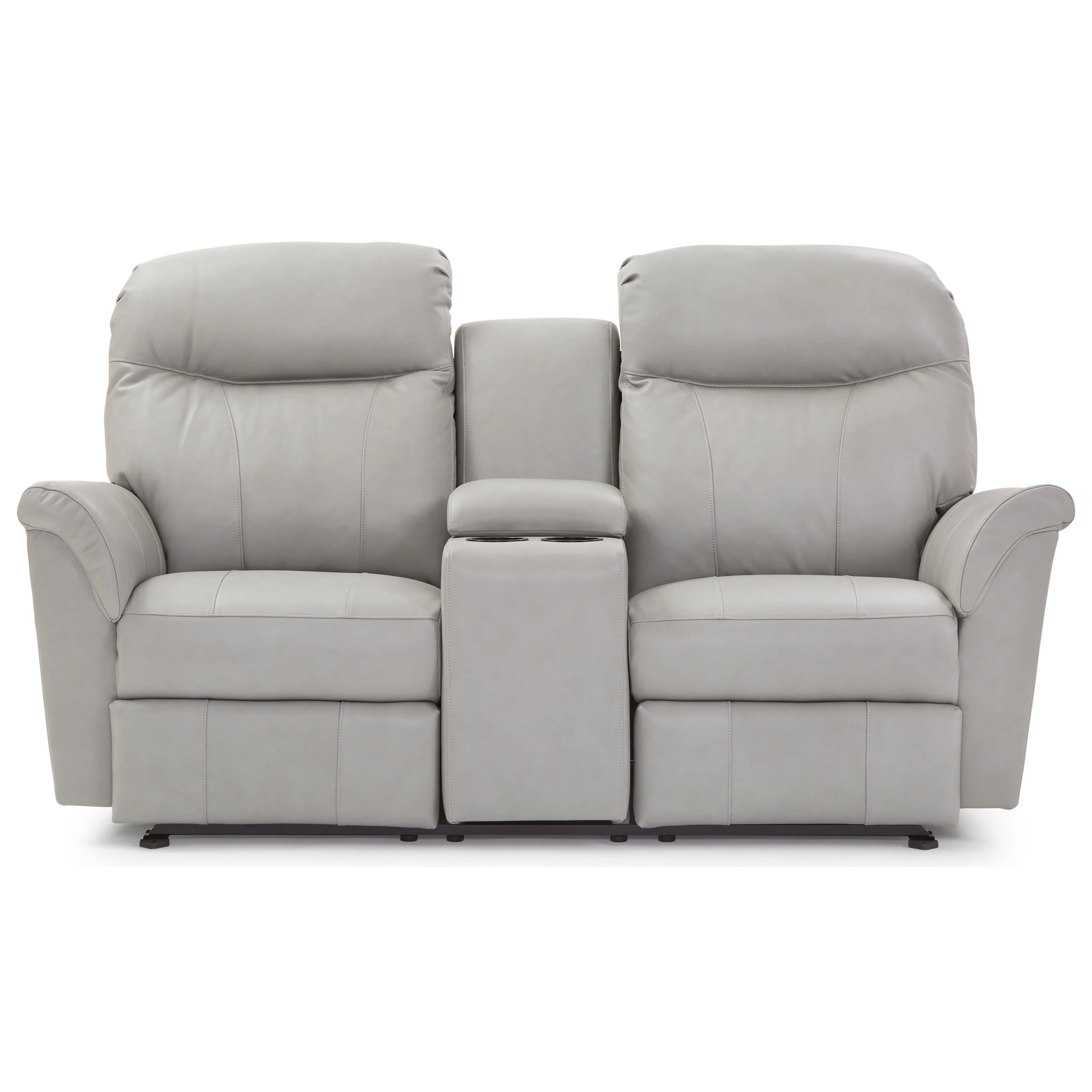 Best Home Furnishings Caitlin L420CC7 75503L Casual Rocking Reclining Loveseat with Cupholder